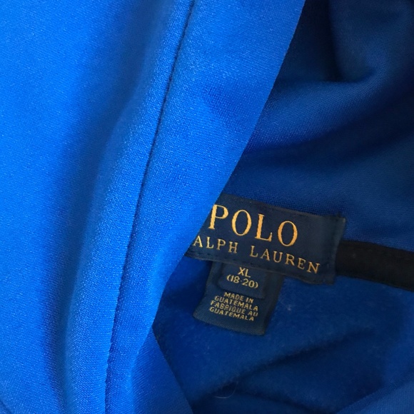 Polo Ralph Lauren Tech Fleece Hoodie Black XL 18 - Picture 2 of 4